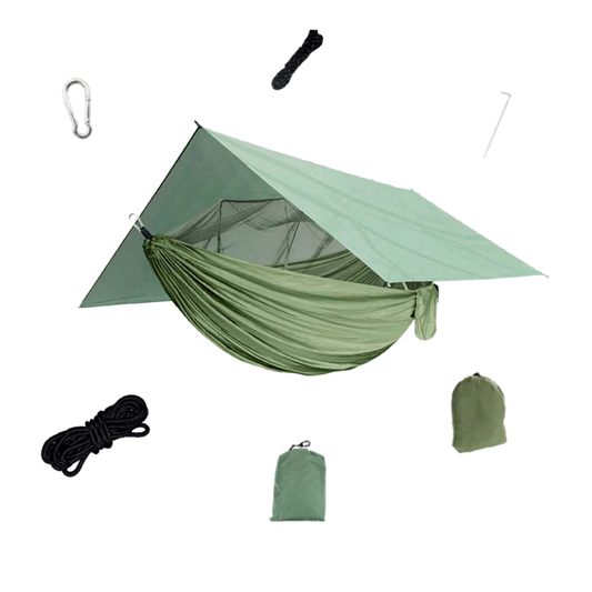 Kit de Hamaca Weston — Hamaca con Mosquitero + Tarp Impermeable