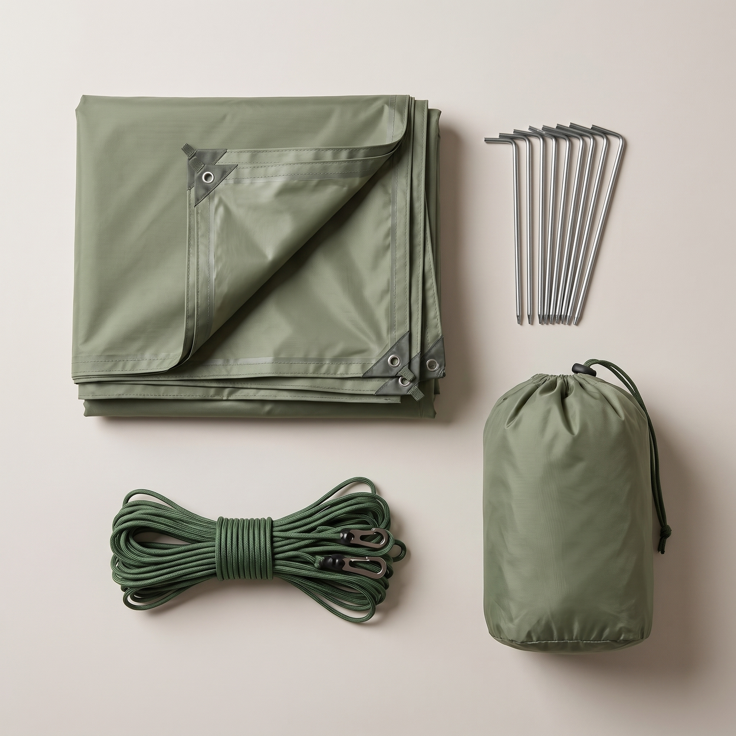 Tarp Impermeable Catedral — Lona para Hamaca y Camping