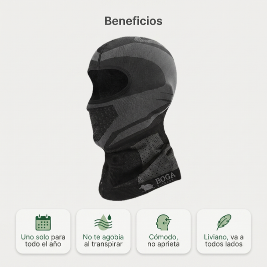 Boga Ventisca — Pasamontañas Elástico y Transpirable