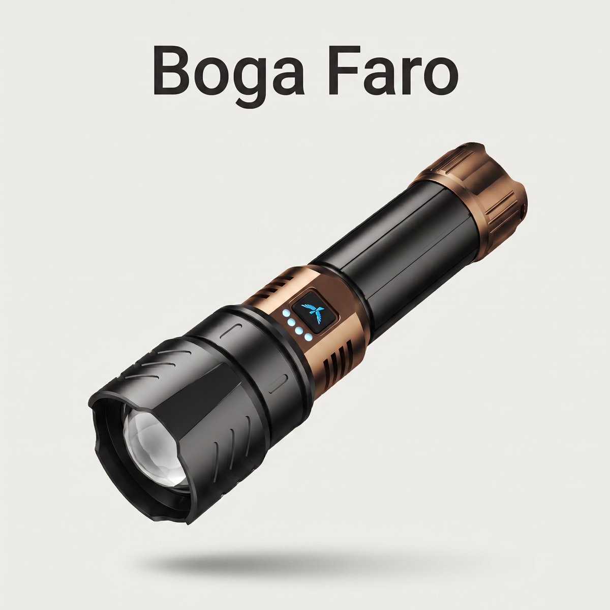 Linterna Faro — Linterna de Alta Potencia con Lente de Ignición, para Camping y Supervivencia